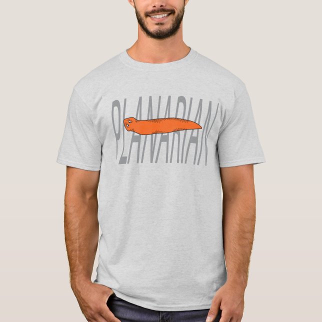Planarian T Shirt (Framsida)