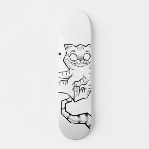 Planche de skate chatta du Cheshire Alice Mini Skateboard Bräda 18,5 Cm