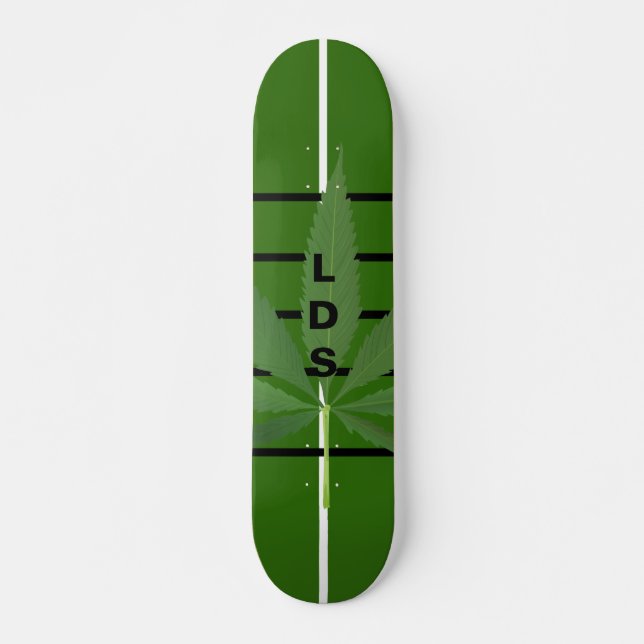 Planche LDS Verte Mini Skateboard Bräda 18,5 Cm (Framsida)