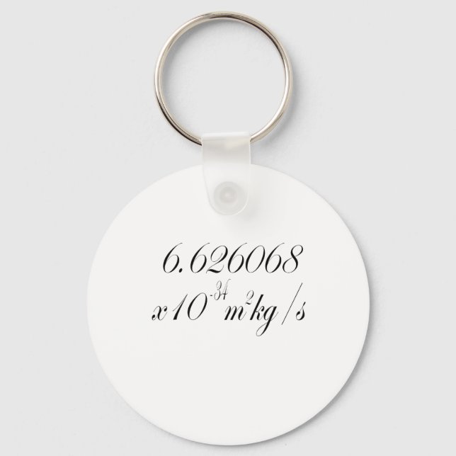 Planckkonstant Nyckelring (Framsida)