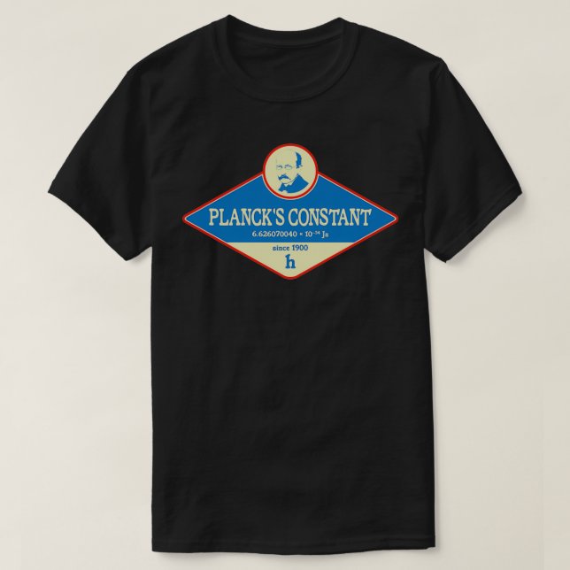 Plancks Constant  T Shirt (Design framsida)