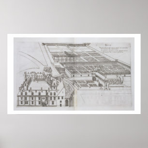 Planen för de skyddade trädgårdarna och Chateau de Poster