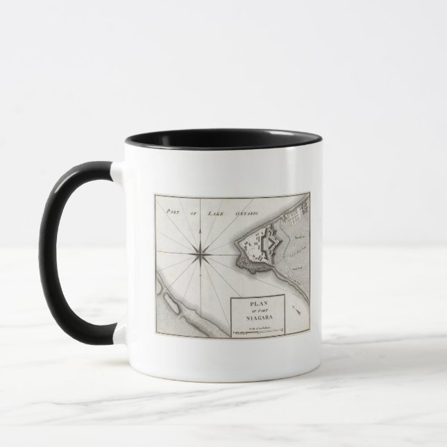 Planen för Fort Niagara Mugg (Vänster)