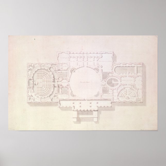 Planen för Huvudstad huvudstad. Poster (Framsidan)