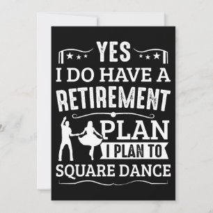 Planen från Square Dance Pension till Square Dance Inbjudningar