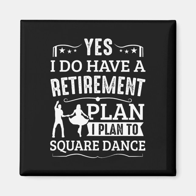 Planen från Square Dance Pension till Square Dance Magnet (Framsidan)