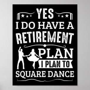Planen från Square Dance Pension till Square Dance Poster