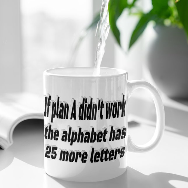 Planen fungerade inte Motiv offert Kaffemugg (Skapare uppladdad)
