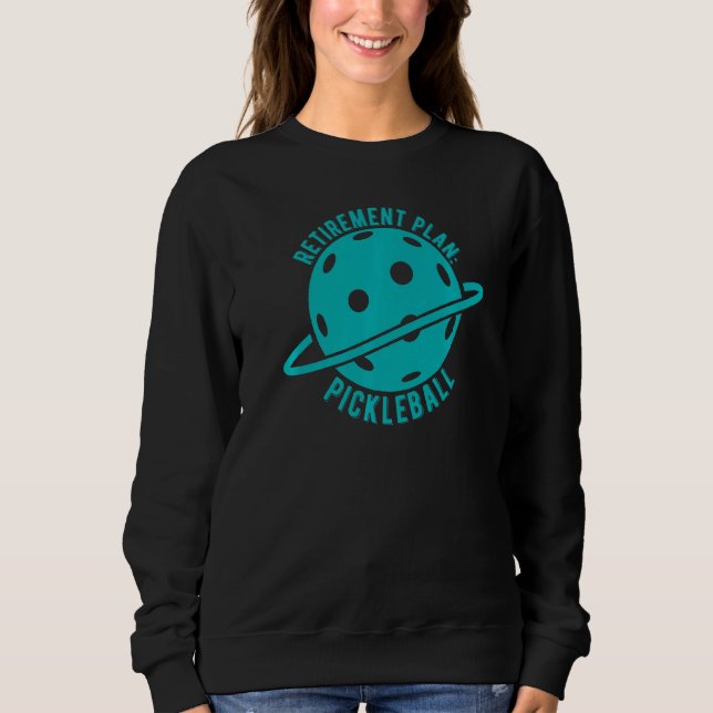 Planen Pension är en uttunnad pickleball T Shirt (Framsida)