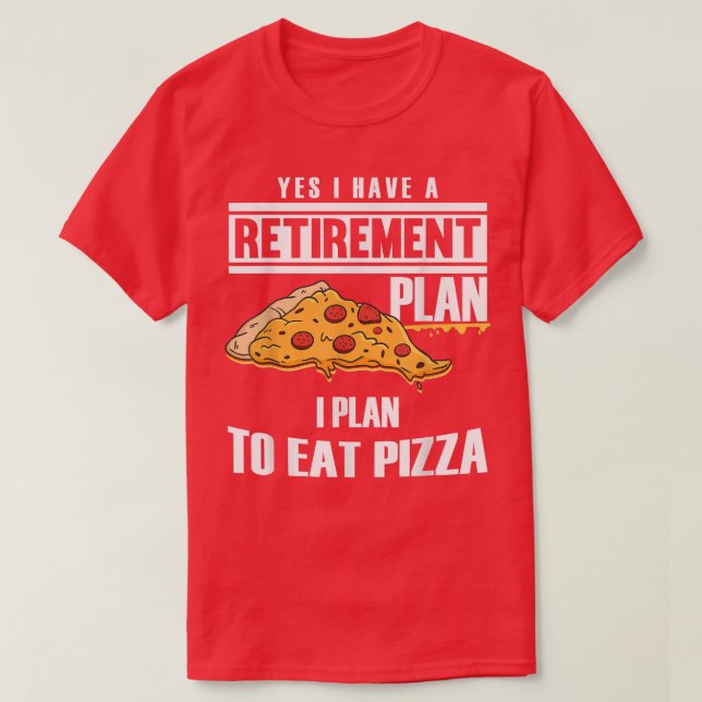 Planen pension EEG Pizza Pappa Pizza Fläkt Grandpa T Shirt (Design framsida)