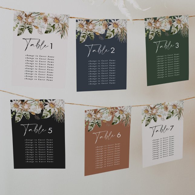 Planer för placering av tropisk elegant bröllop bo (Skapare uppladdad)