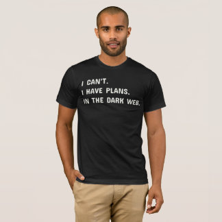 Planer i Webben Mörk T Shirt