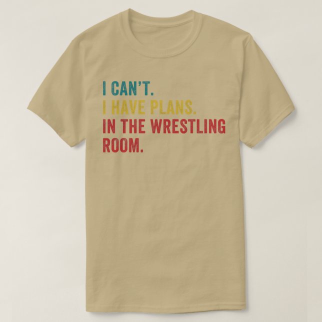 Planer i Wrestling Room Funny Amateur Wrestlin T Shirt (Design framsida)