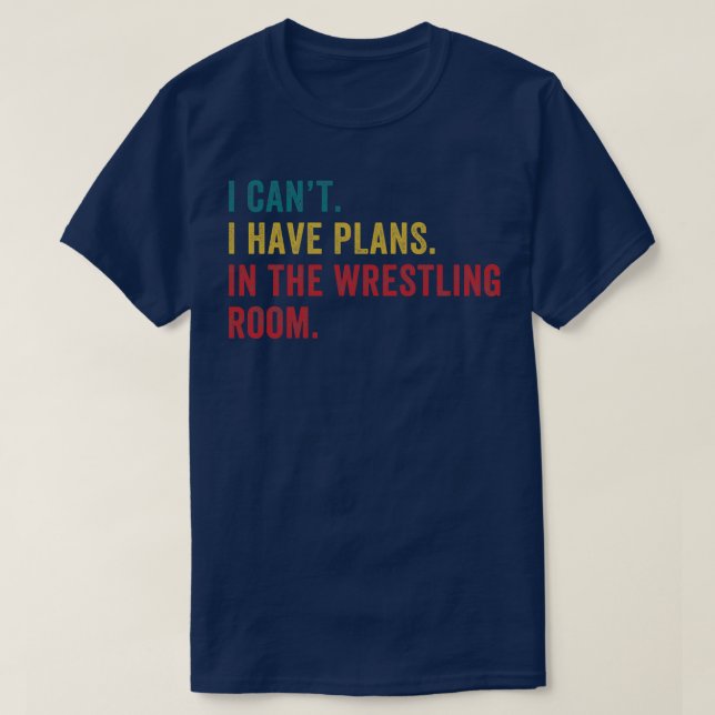 Planer i Wrestling Room Funny Amateur Wrestlin T Shirt (Design framsida)