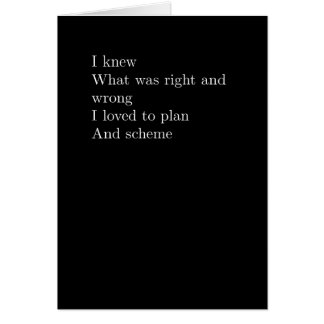 planer och system hälsningskort