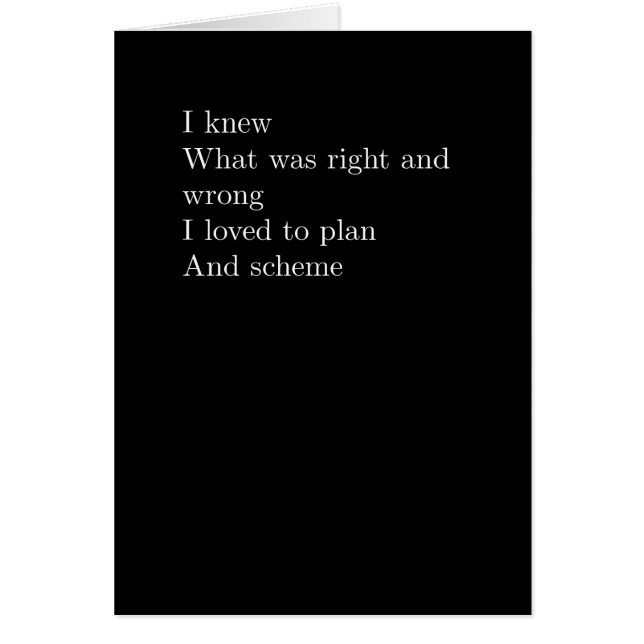 planer och system hälsningskort (Framsidan)