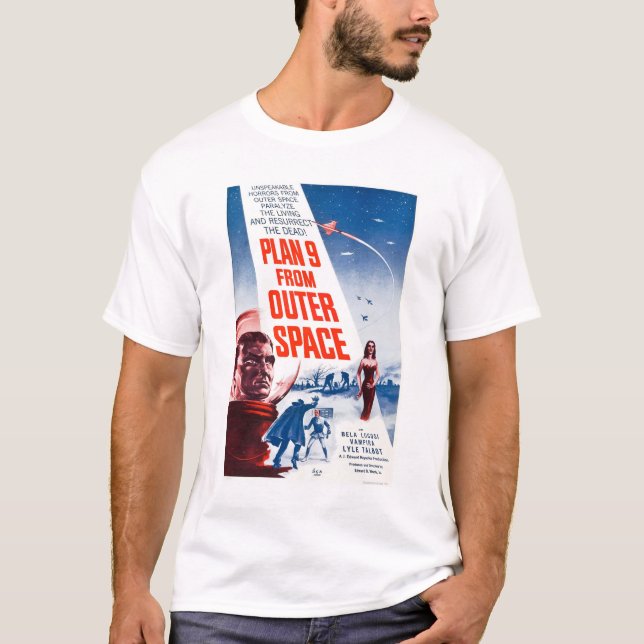 Planera 9 från rymden tee shirt (Framsida)