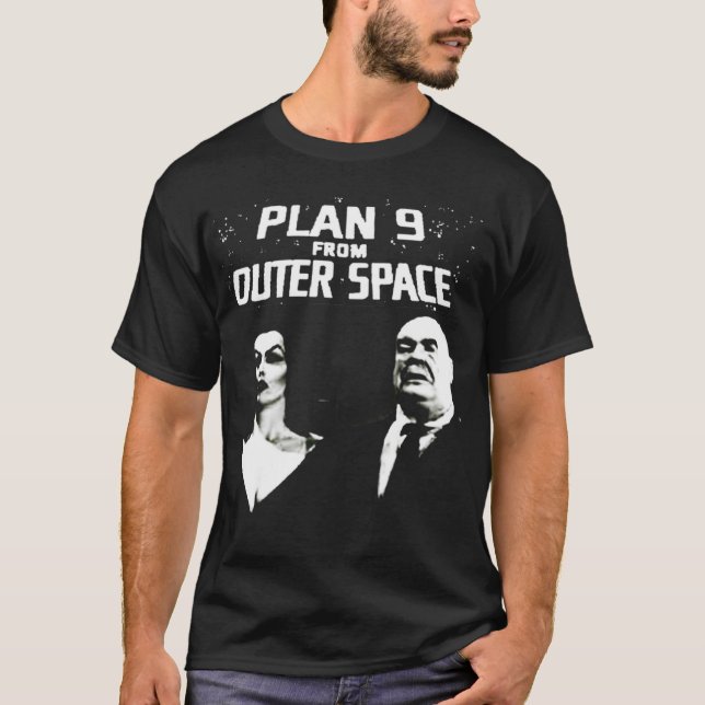 Planera 9 från rymden tee shirt (Framsida)