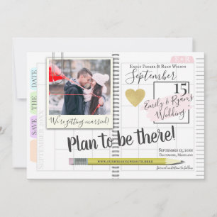 Planera att skapa ett foto av Journal-kalender i p Spara Datumet