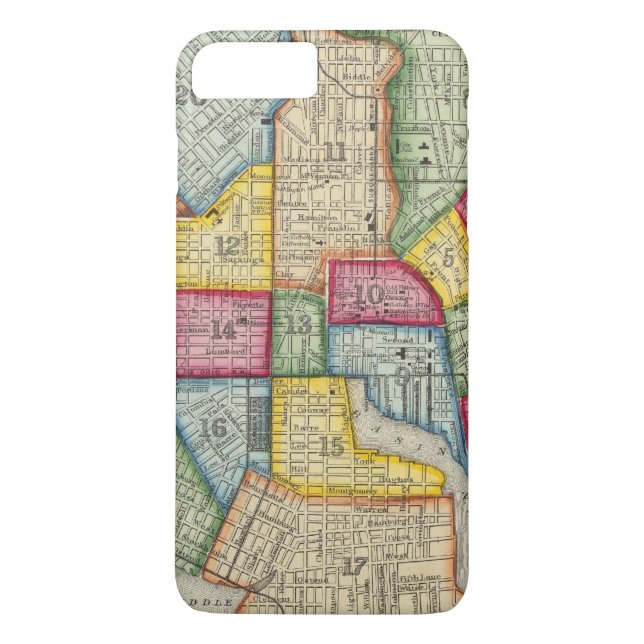 Planera av Baltimore Case-Mate iPhone Skal (Baksida)