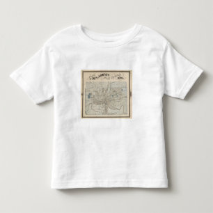 Planera av Des Moines, Polk County, Iowa Tee Shirt