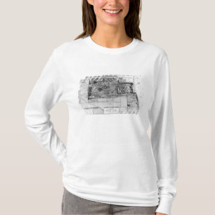 Planera av Parc Monceau i Paris T Shirt