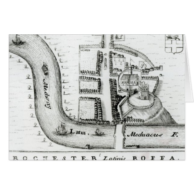 Planera av Rochester Hälsningskort (Framsidan Horizontal)