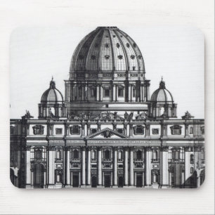 Planera av St Peter, Rome som by inristas Musmatta