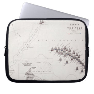 Planera av striden av Nilen, 1st Augusti 1798, c Laptop Sleeve