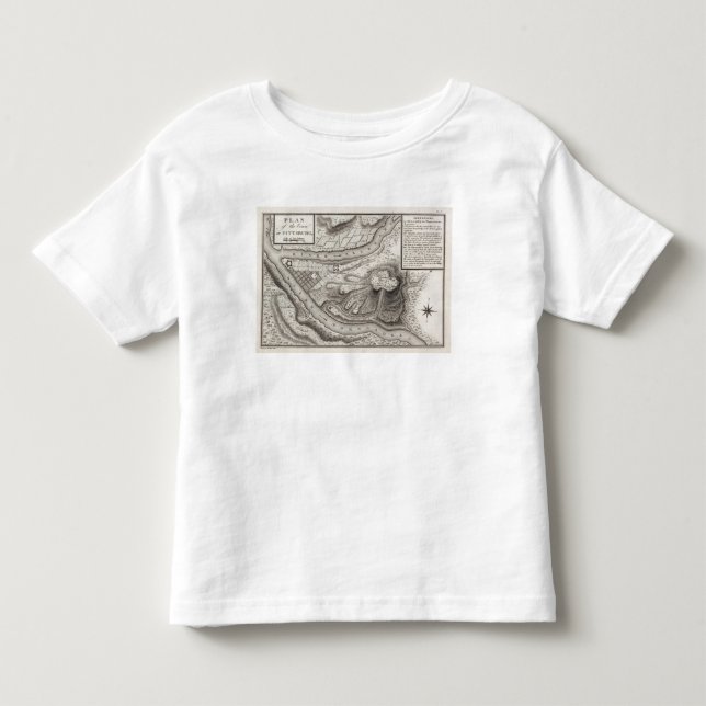 Planera av townen av Pittsburg Tee Shirt (Framsida)