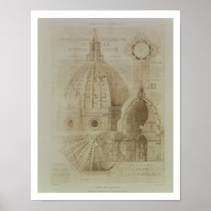 Planera, dela upp och höjden av den Florence Poster