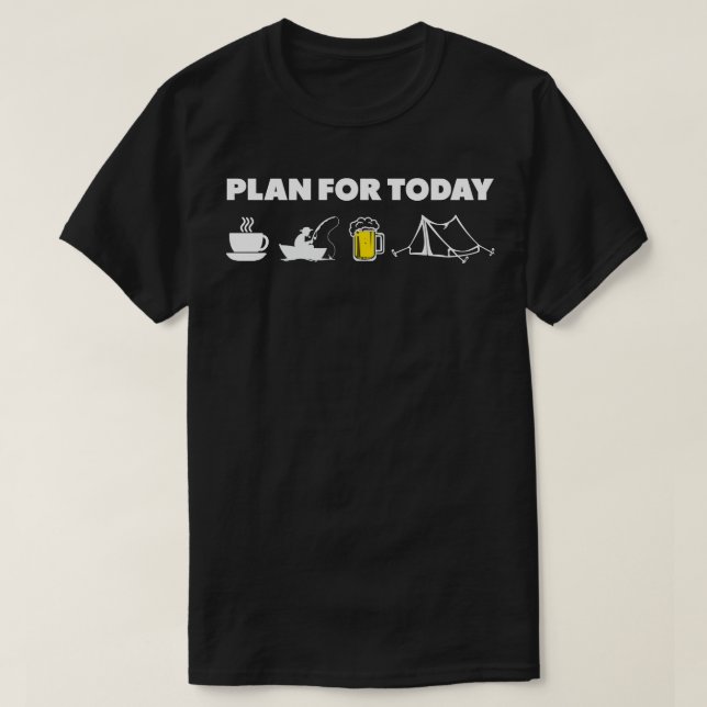 Planera för idag utomhusaktiviteter t shirt (Design framsida)