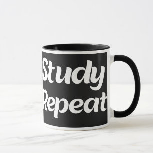 Planera Gråt Studie Repeat College Mugg