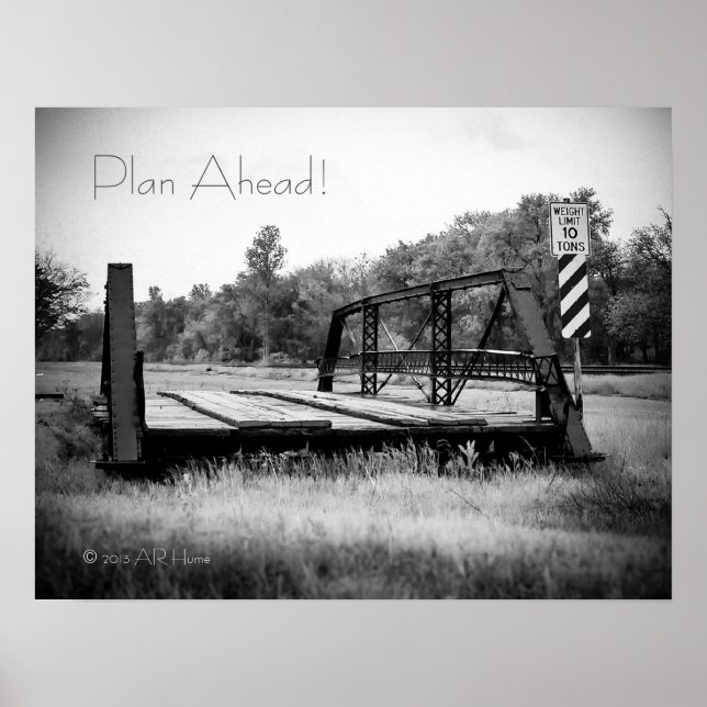 Planera i förväg! poster (Framsidan)