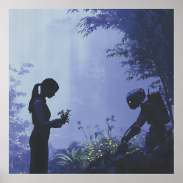 Planera i morgon tillsammans - Solarpunk Poster