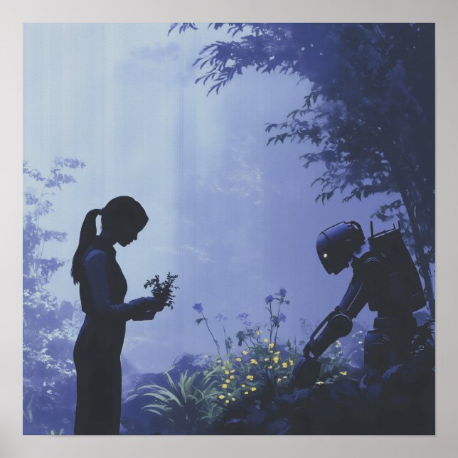 Planera i morgon tillsammans - Solarpunk Poster (Framsidan)