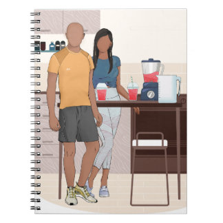Planera med mig | Cute Couple Fitness - mål Anteckningsbok