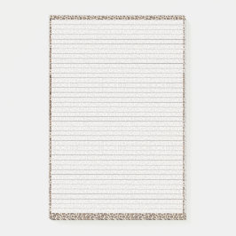 Planera med mig | Snyggt Cheetah Print 4X6 Post-it Block