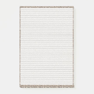 Planera med mig | Snyggt Cheetah Print 4X6 Post-it Block