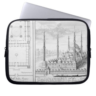Planera och beskåda av blåttmoskén (1609-16), laptop fodral