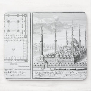 Planera och beskåda av blåttmoskén (1609-16), musmatta