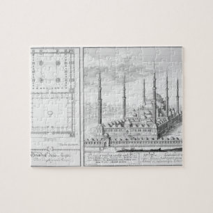 Planera och beskåda av blåttmoskén (1609-16), pussel