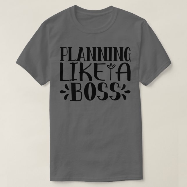 planera som ett chef t shirt (Design framsida)