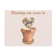 Planera våra rötter i Texas nya hemannonsering