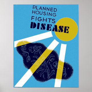 Planerad sjukdom i boendekampen poster