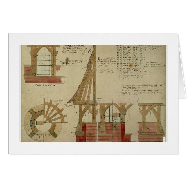 Planerar för det röda huset, den Bexley heathen Hälsningskort (Framsidan Horizontal)