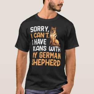 Planerar med min tyska shepherd German shepard She T Shirt