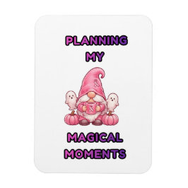 Planerar Mina Magiska Ögonblick – Rosa Gnome Magnet