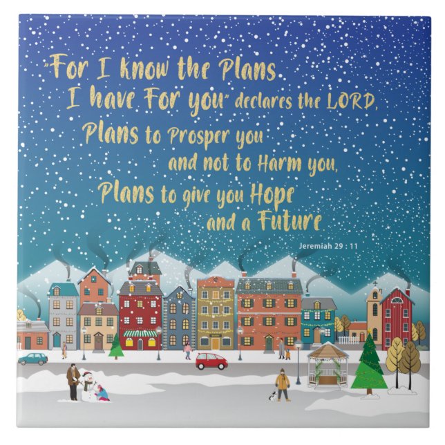 Planerar till ge som du hoppas och en Future-Jerem Kakelplatta (Framsidan)