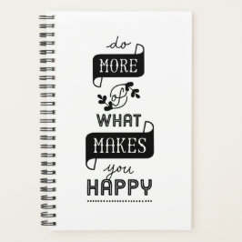 Planeraren citerar mer av det som gör dig Lycklig